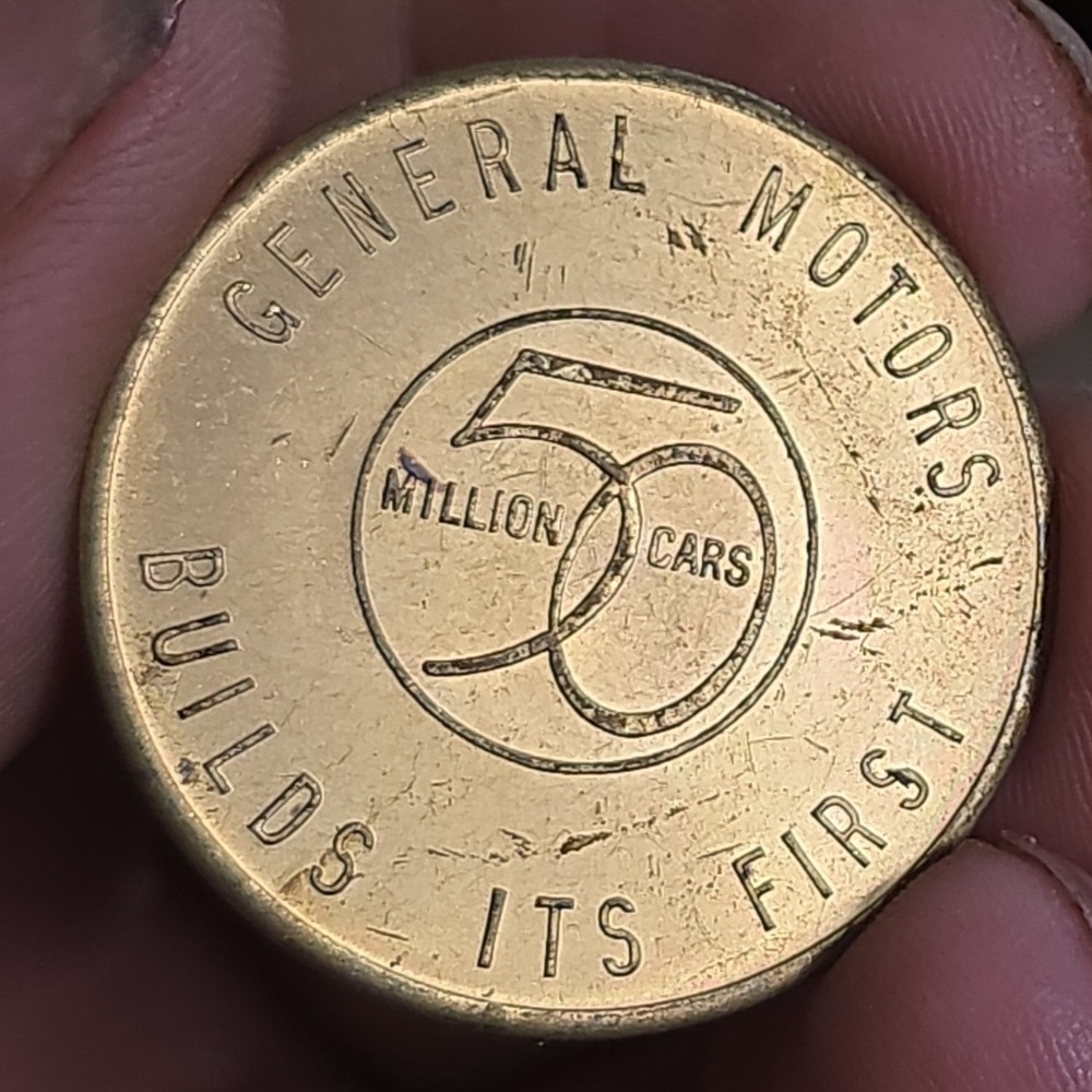 1954 General Motors Builds Its First 50 Million Cars Body By Fisher Token